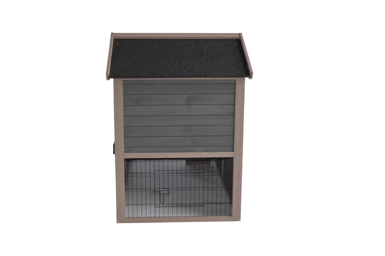 YES4PETS Grey Chicken Coop Rabbit Hutch Ferret Cage Hen Chook House - SILBERSHELL