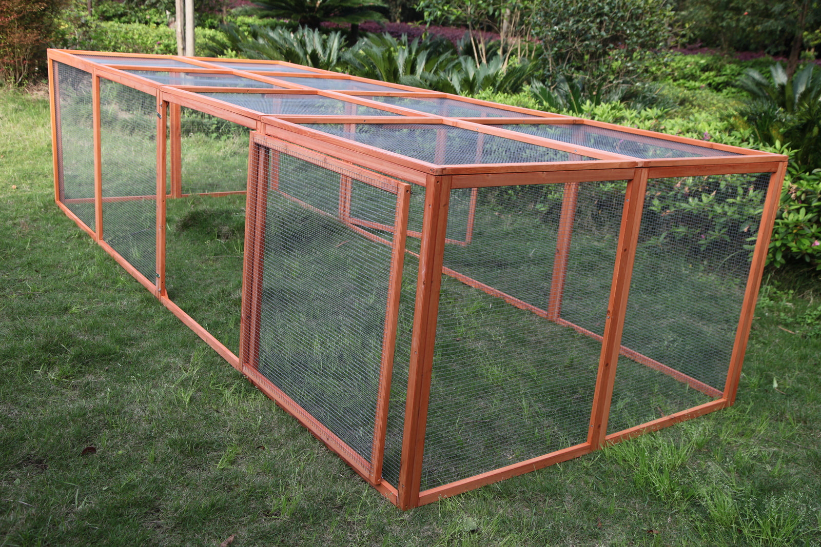 YES4PETS XXL Chicken Coop Run Guinea Pig Cat Cage Villa Extension Rabbit Hutch House Pen - SILBERSHELL