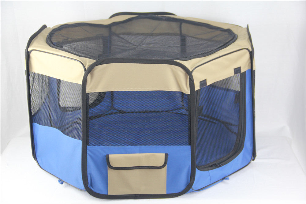 YES4PETS Small Blue Dog Cat Puppy Rabbit Guinea Pig Cage Cat Soft Playpen - SILBERSHELL