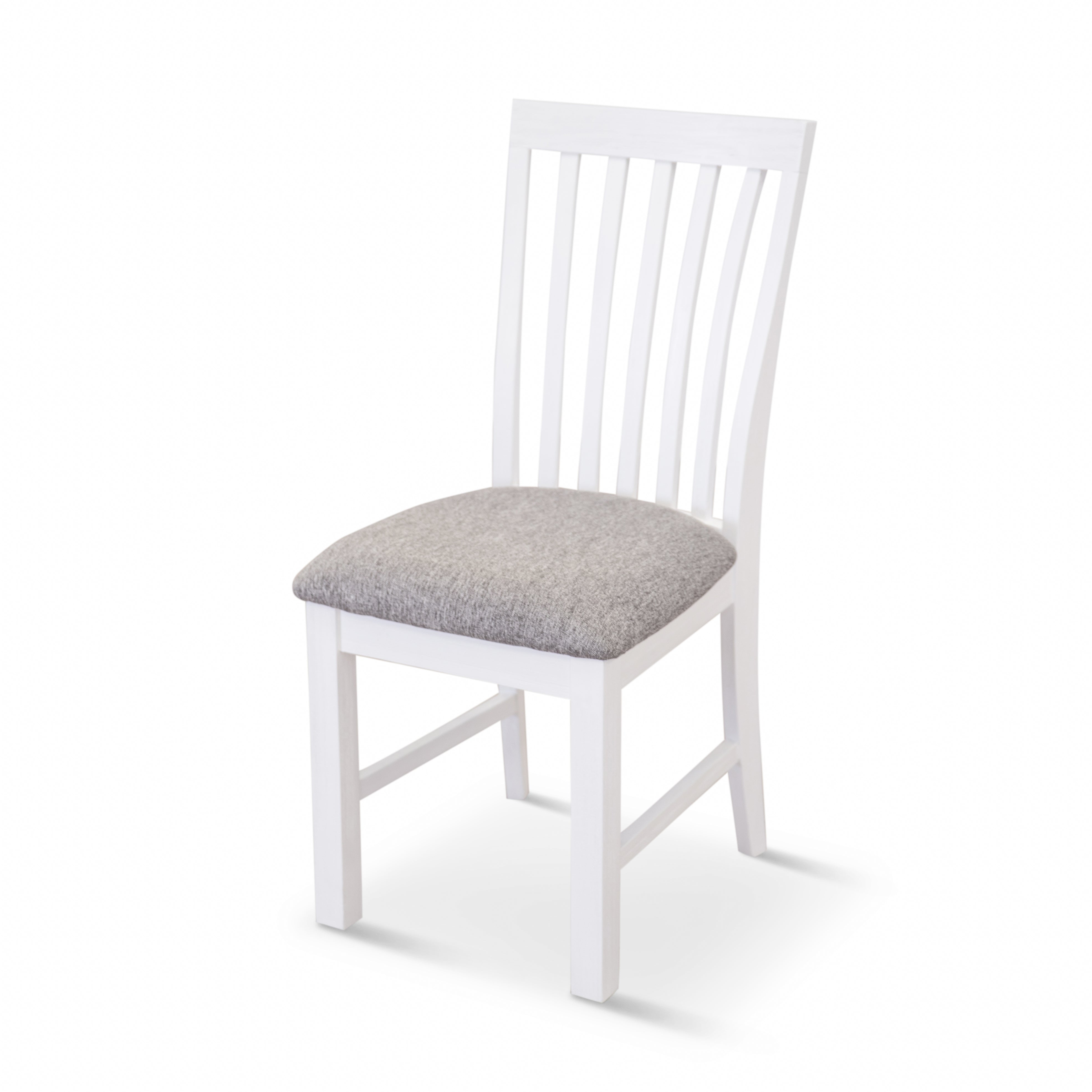 Laelia 7pc Dining Set 180cm Table 6 Chair Acacia Wood Coastal Furniture - White - SILBERSHELL