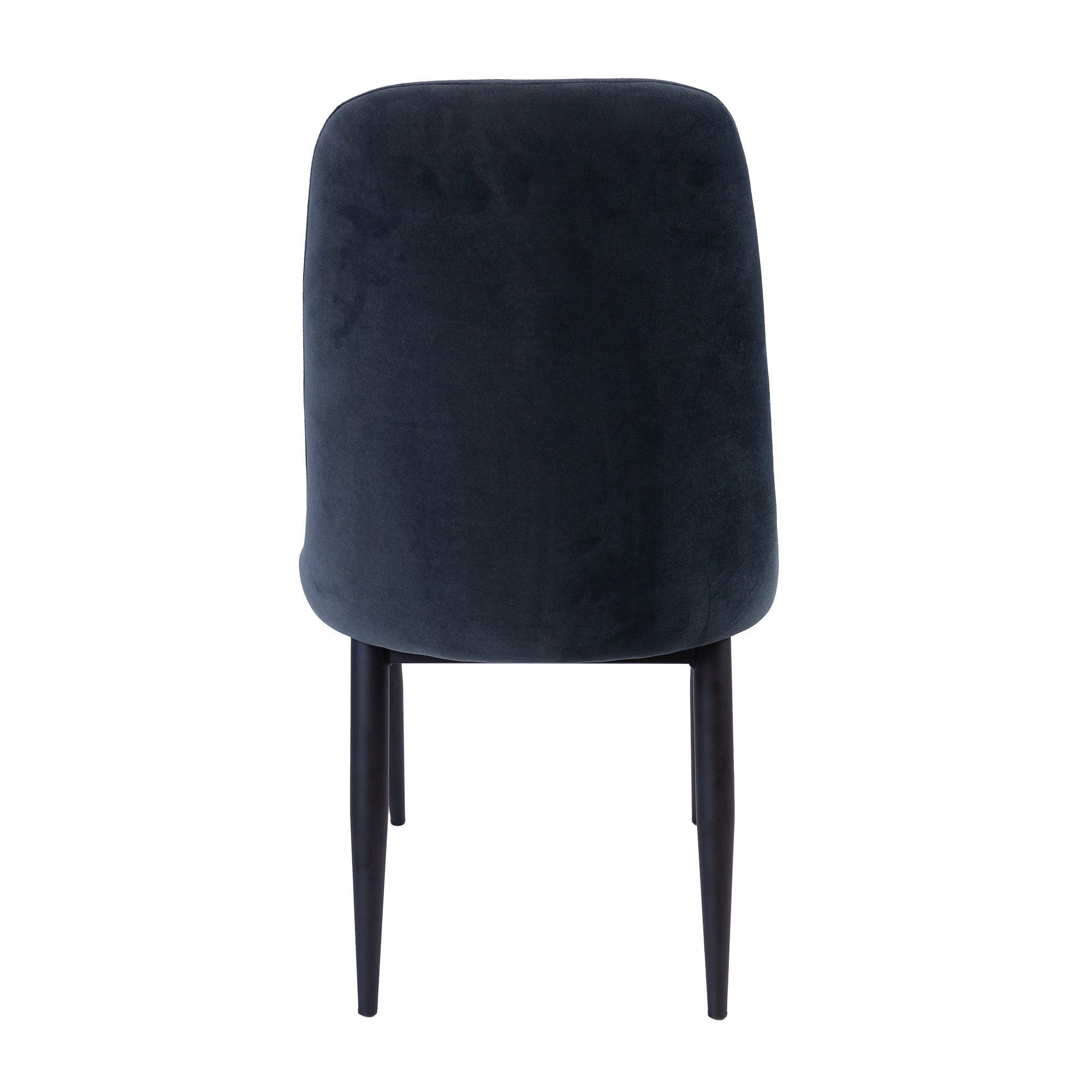 Anika 7pc Dining Set 180cm Table 6 Fabric Chair - Charcoal Smoke - SILBERSHELL