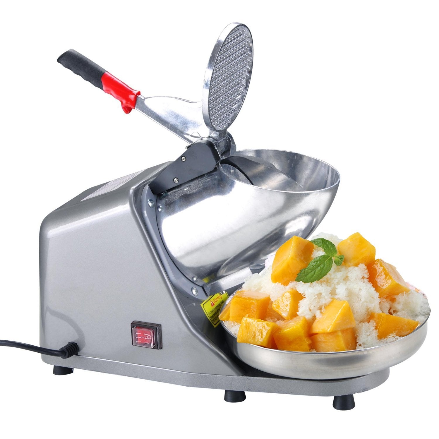 300W Electric Ice Crusher Shaver StainlessSteel Blade Cone Maker Kitchen machine - SILBERSHELL