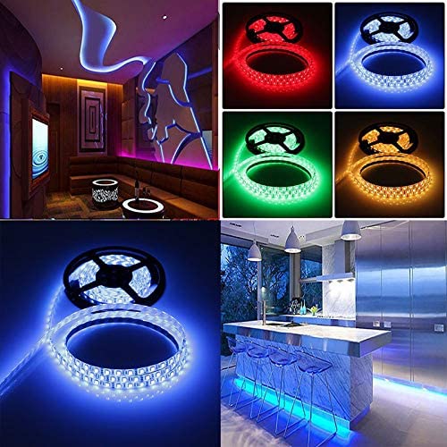 5050 RGB LED Strip Lights Waterproof SMD 300 IP65 5m 12V 44key IR Controller - SILBERSHELL