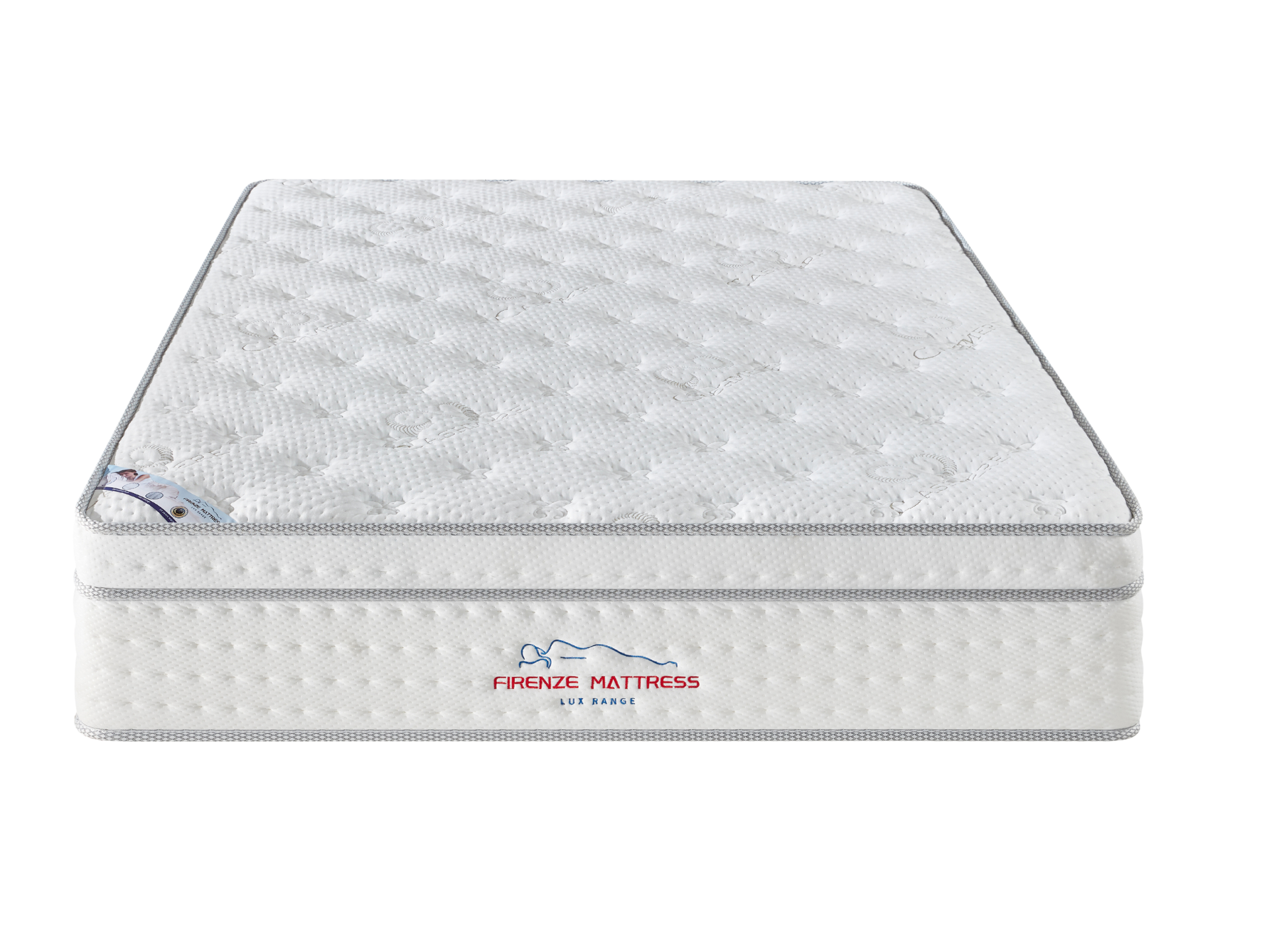 Firenze Double Cashmere Euro top Cool Gel Infused Mattress - SILBERSHELL