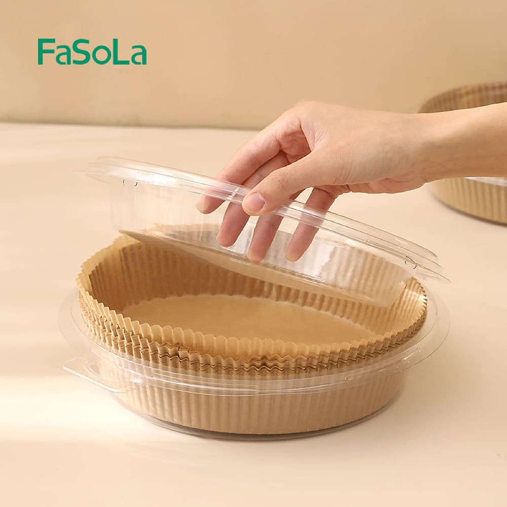 Fasola Air Fryer Paper Bowl Shape 19.5cm 30pcs - SILBERSHELL