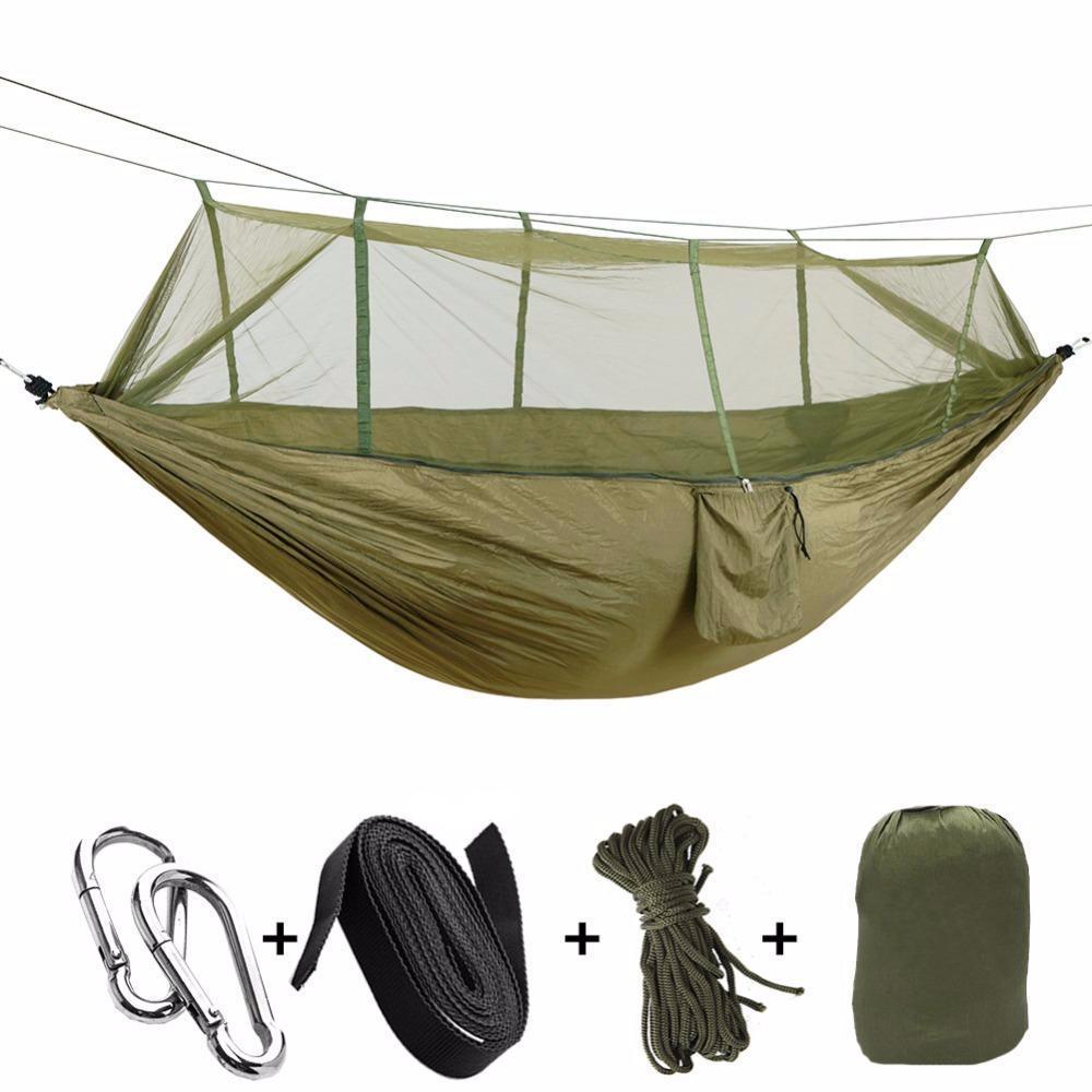 Camping Hammock with Mosquito Net - SILBERSHELL