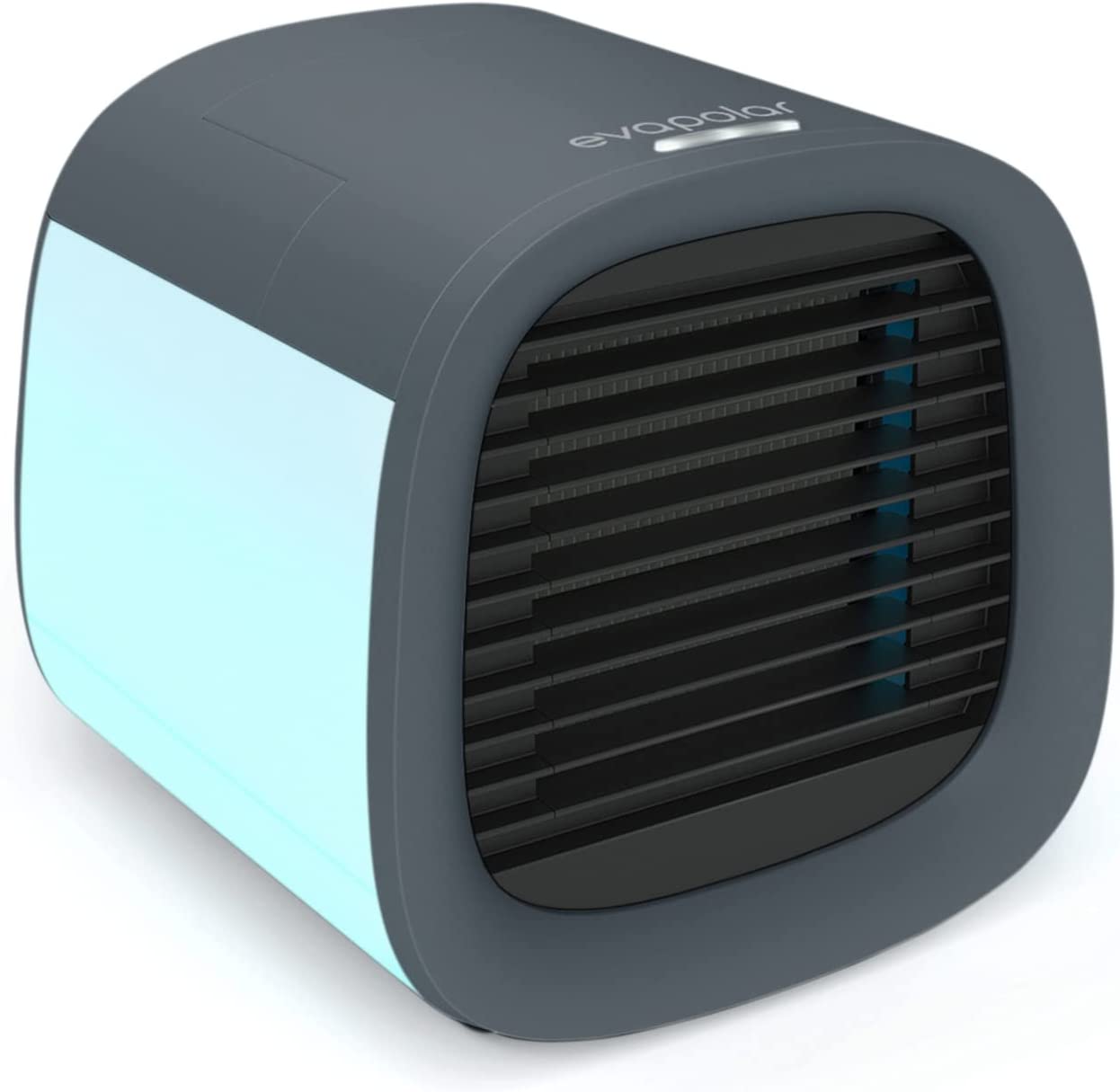 EVAPOLAR evaCHILL - Personal Portable Air Cooler and Humidifier, with USB Connectivity and LED Light, Grey - SILBERSHELL