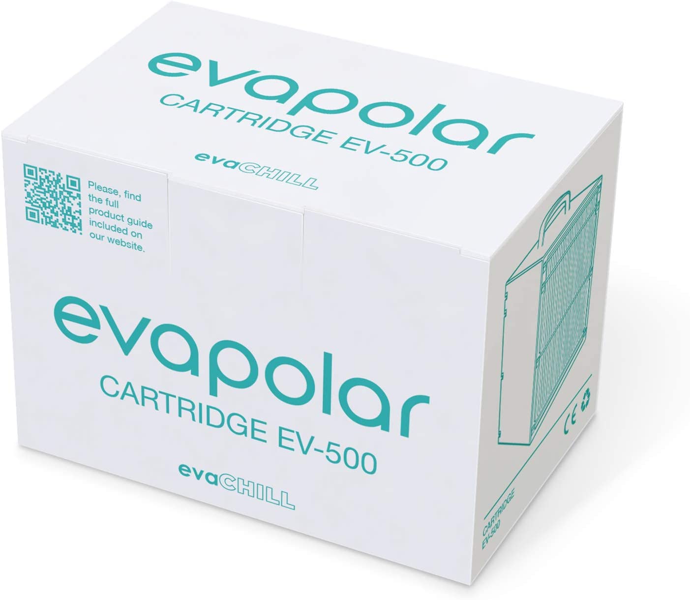 Evapolar evaCHILL Replacement Evaporative Cartridge, Black - SILBERSHELL
