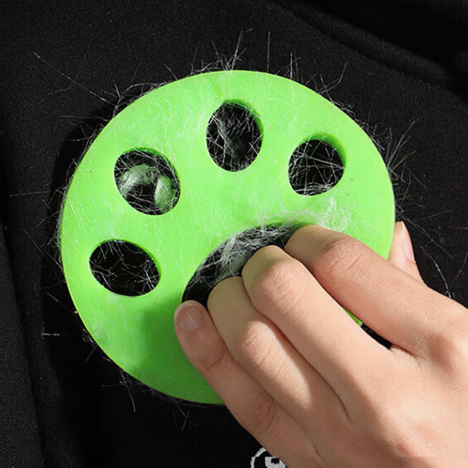 Pawfriends Soft Pet Hair Remover Clothes Cleaning Lint Catcher Solid Laundry Ball Green - SILBERSHELL
