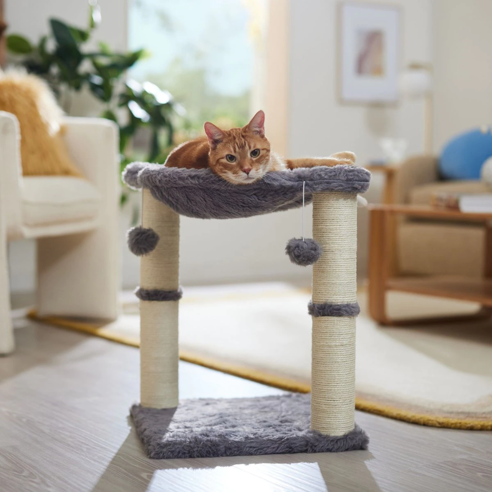 Petwiz 52cm Faux Fur Cat Tree - SILBERSHELL