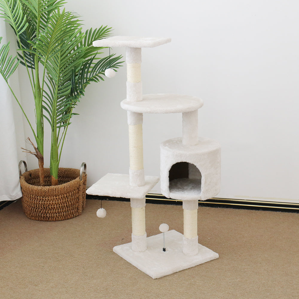 CATIO Tranquility Abode Scratching Post 40x40x119cm - SILBERSHELL