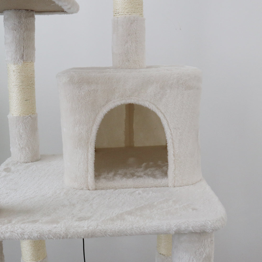 CATIO Tranquility Condo Scratching Post 50x50x174cm - SILBERSHELL