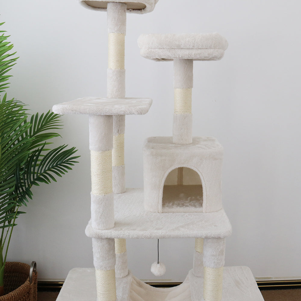 CATIO Tranquility Condo Scratching Post 50x50x174cm - SILBERSHELL