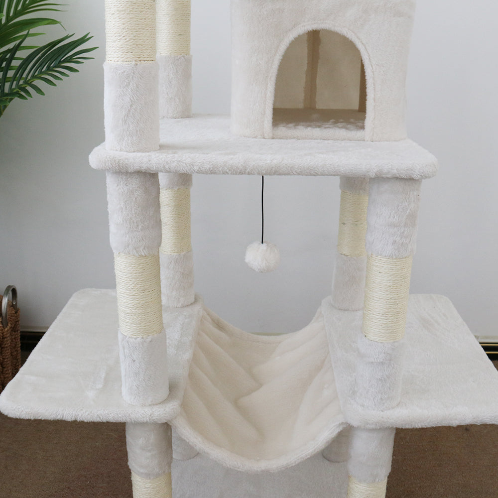 CATIO Tranquility Condo Scratching Post 50x50x174cm - SILBERSHELL