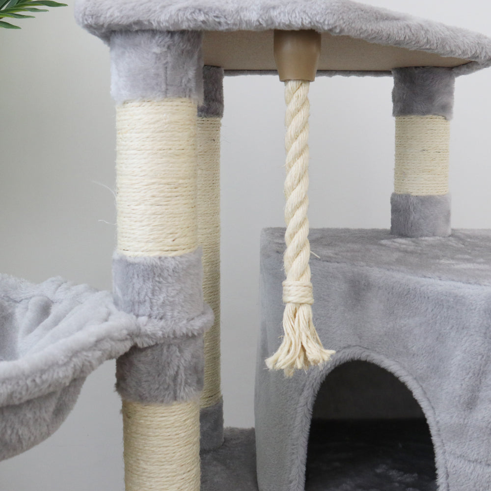 CATIO Cat Scratching Tree Supreme Condo 136cm - SILBERSHELL