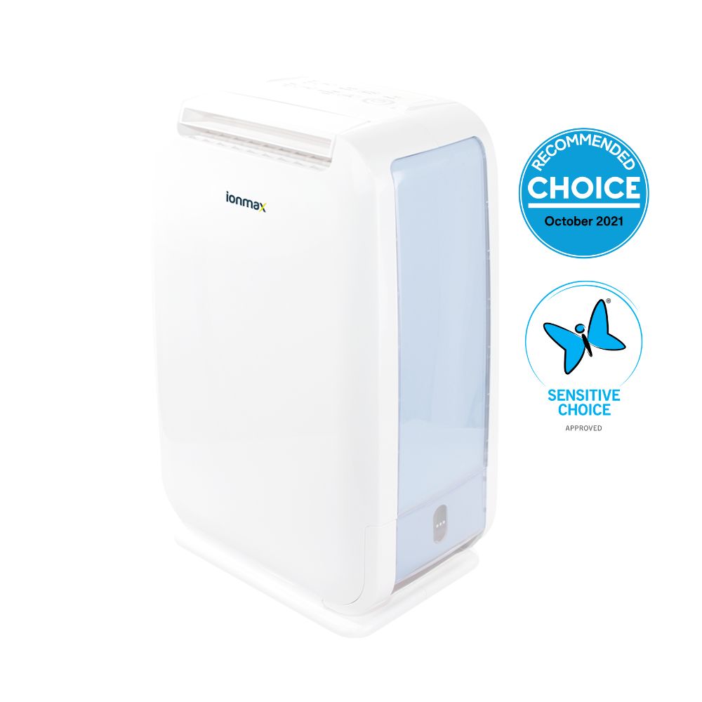 Ionmax ION610 6L/day Desiccant Dehumidifier CHOICE Recommended & Sensitive Choice Approved - SILBERSHELL