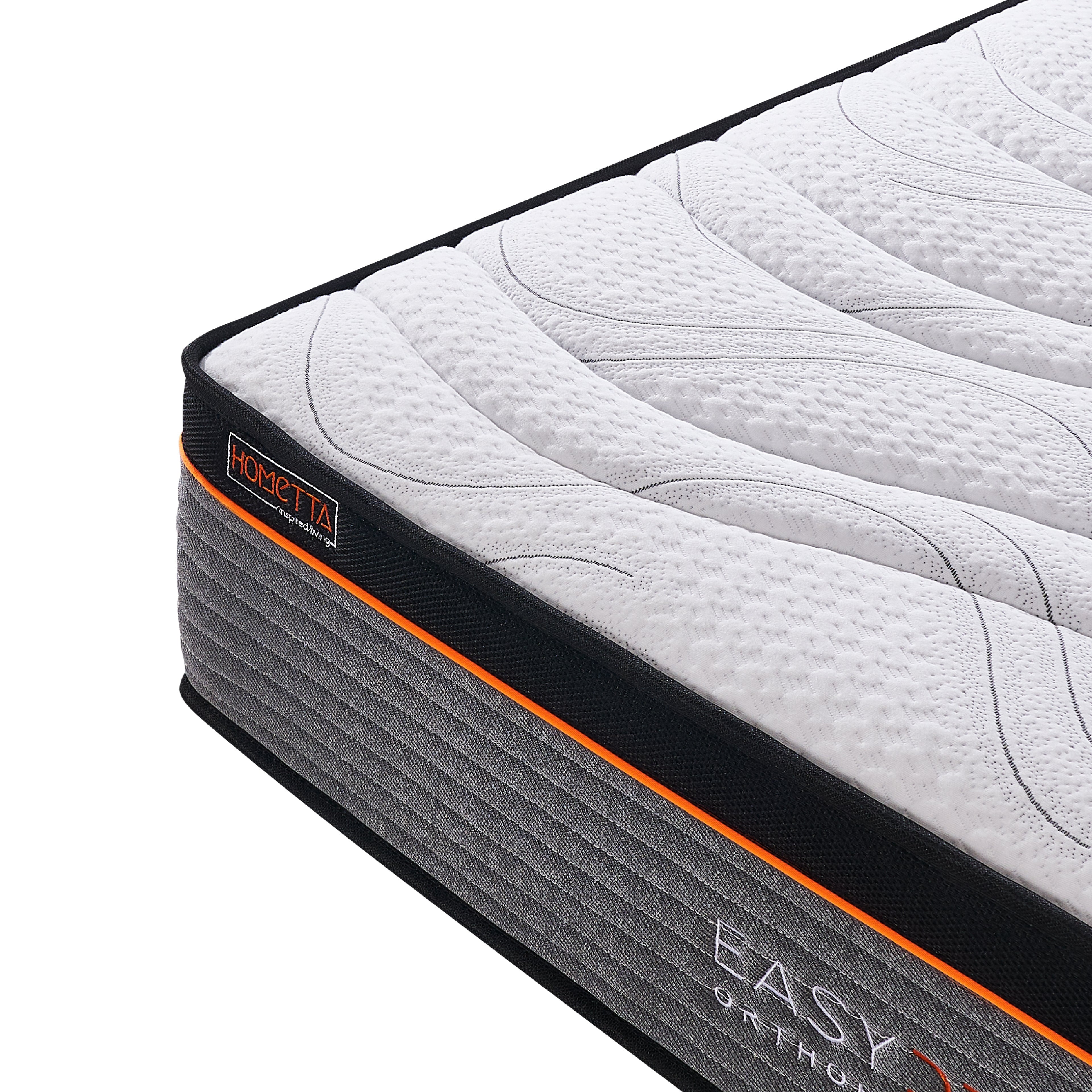 EasyDreamer Orthopaedic Euro Top Pocket Spring Double Mattress - SILBERSHELL