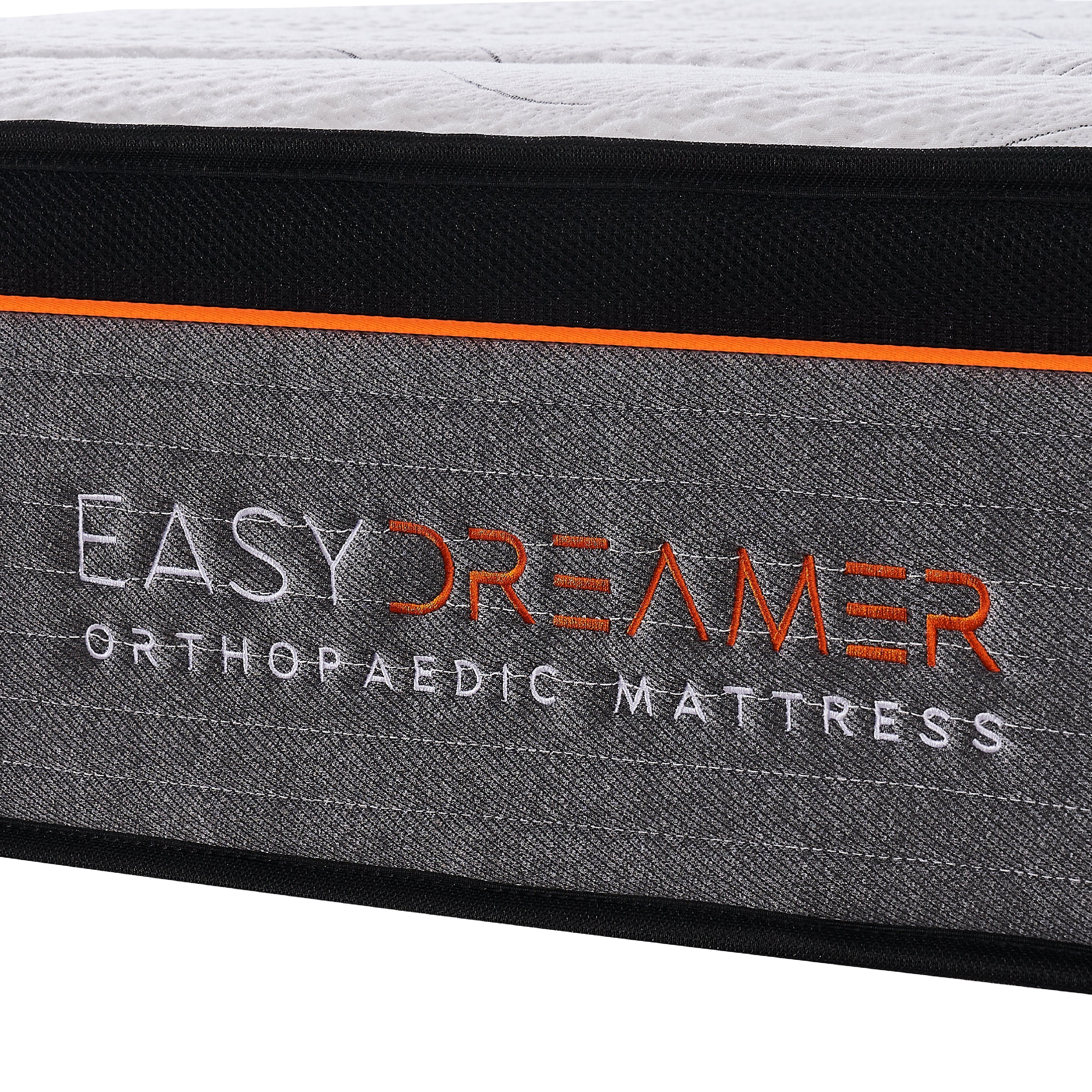 EasyDreamer Orthopaedic Euro Top Pocket Spring Single Mattress - SILBERSHELL