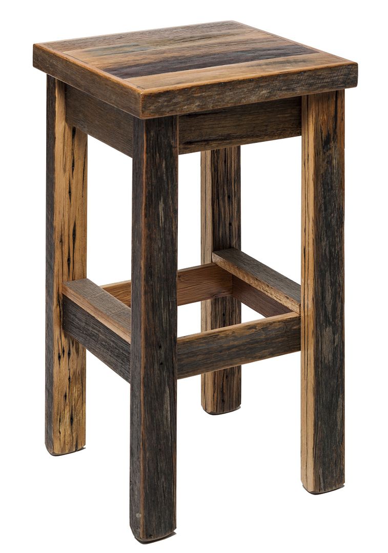 Australian Made Solid Hardwood Timber Bar Stool in Blonde Matt Finish - SILBERSHELL