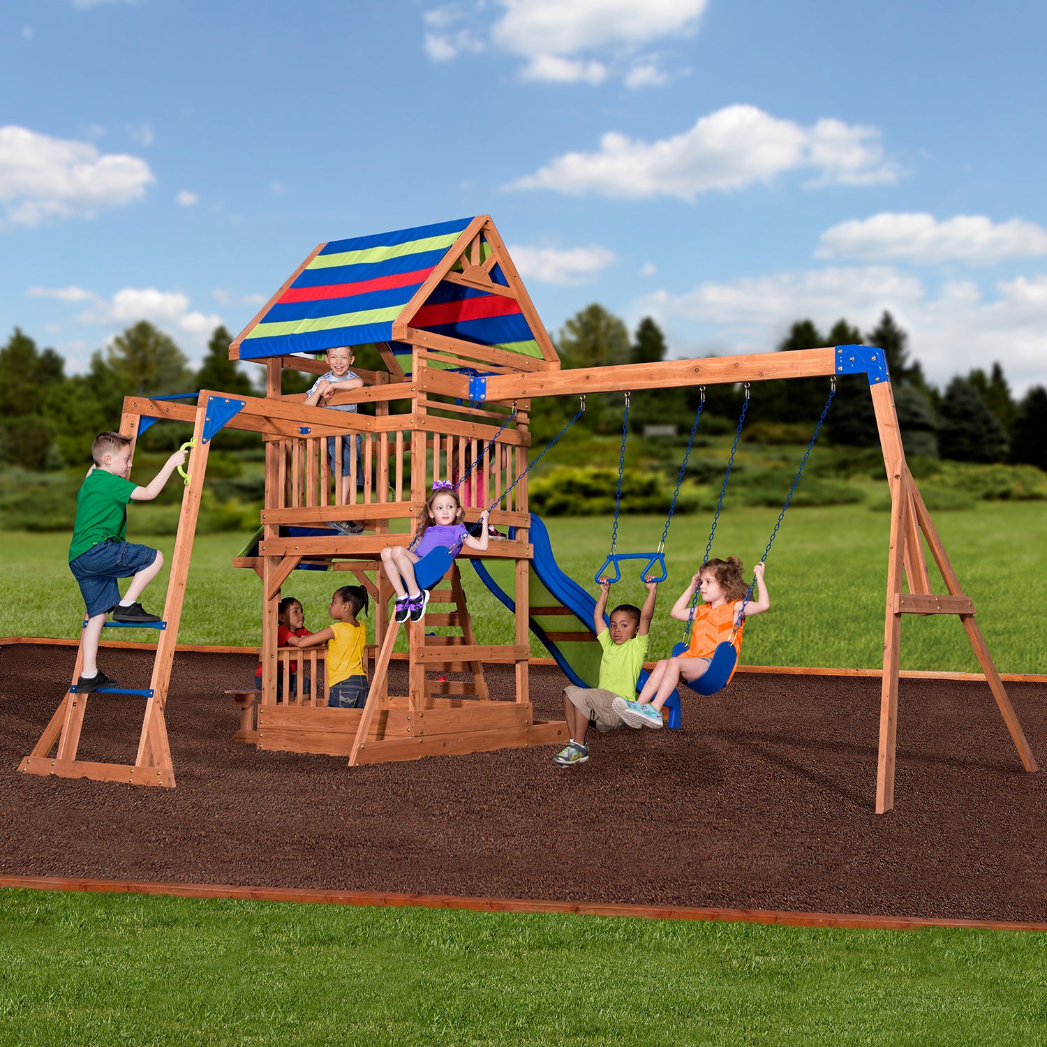 Backyard Discovery Northbrook Play Centre Set - SILBERSHELL