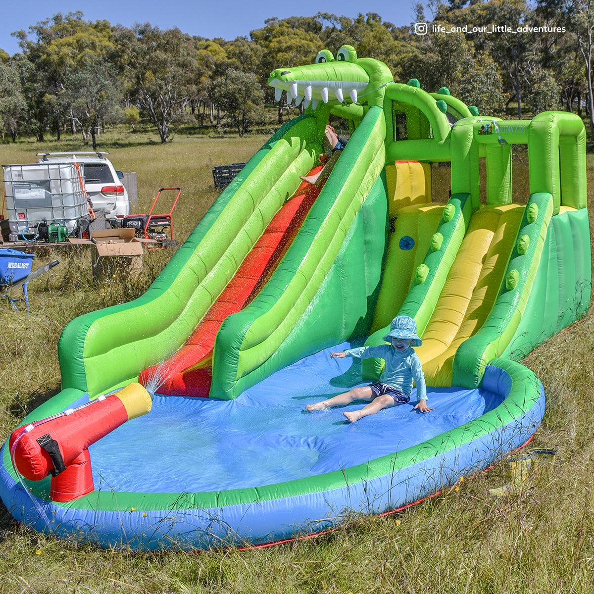 Lifespan Kids Crocadoo Slide & Splash - SILBERSHELL