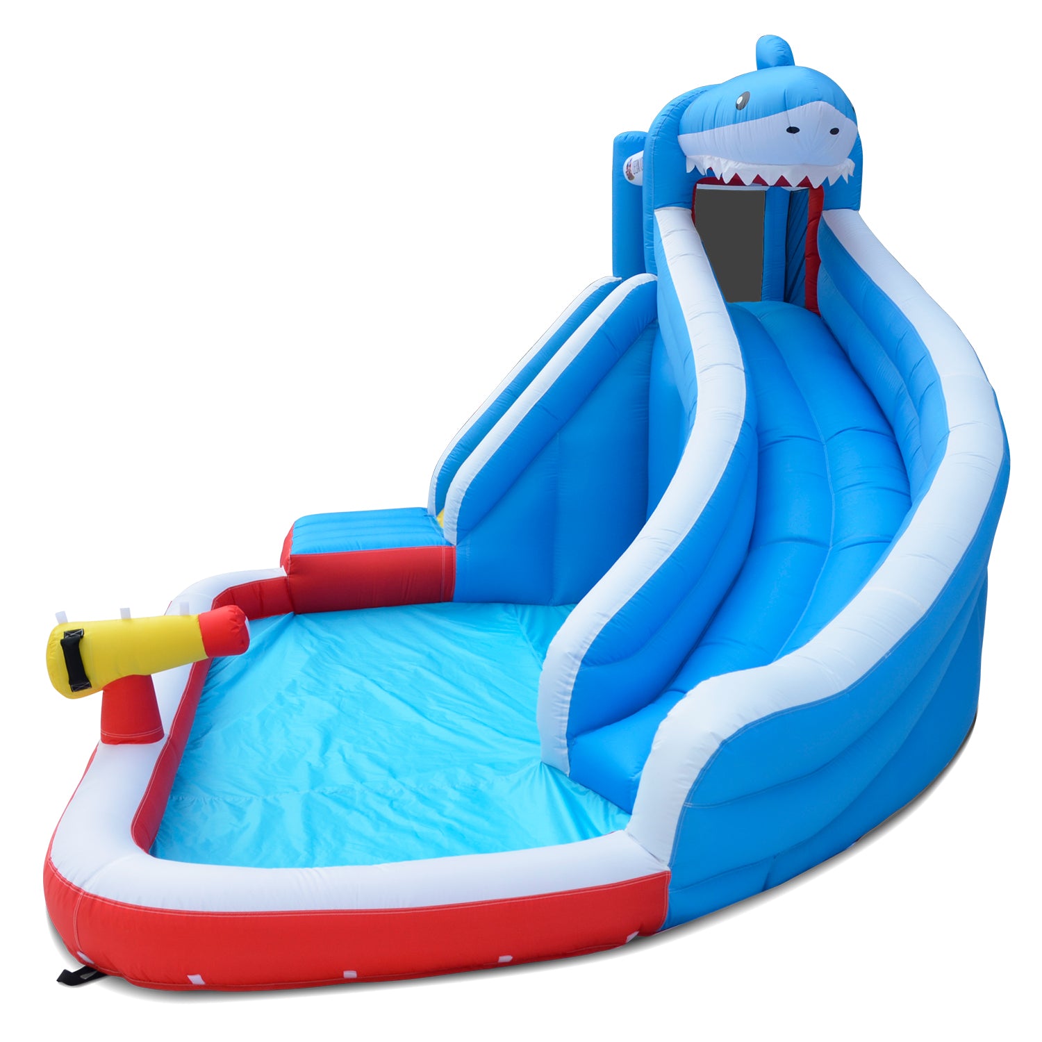 Lifespan Kids Sharky Slide & Splash Inflatable - SILBERSHELL