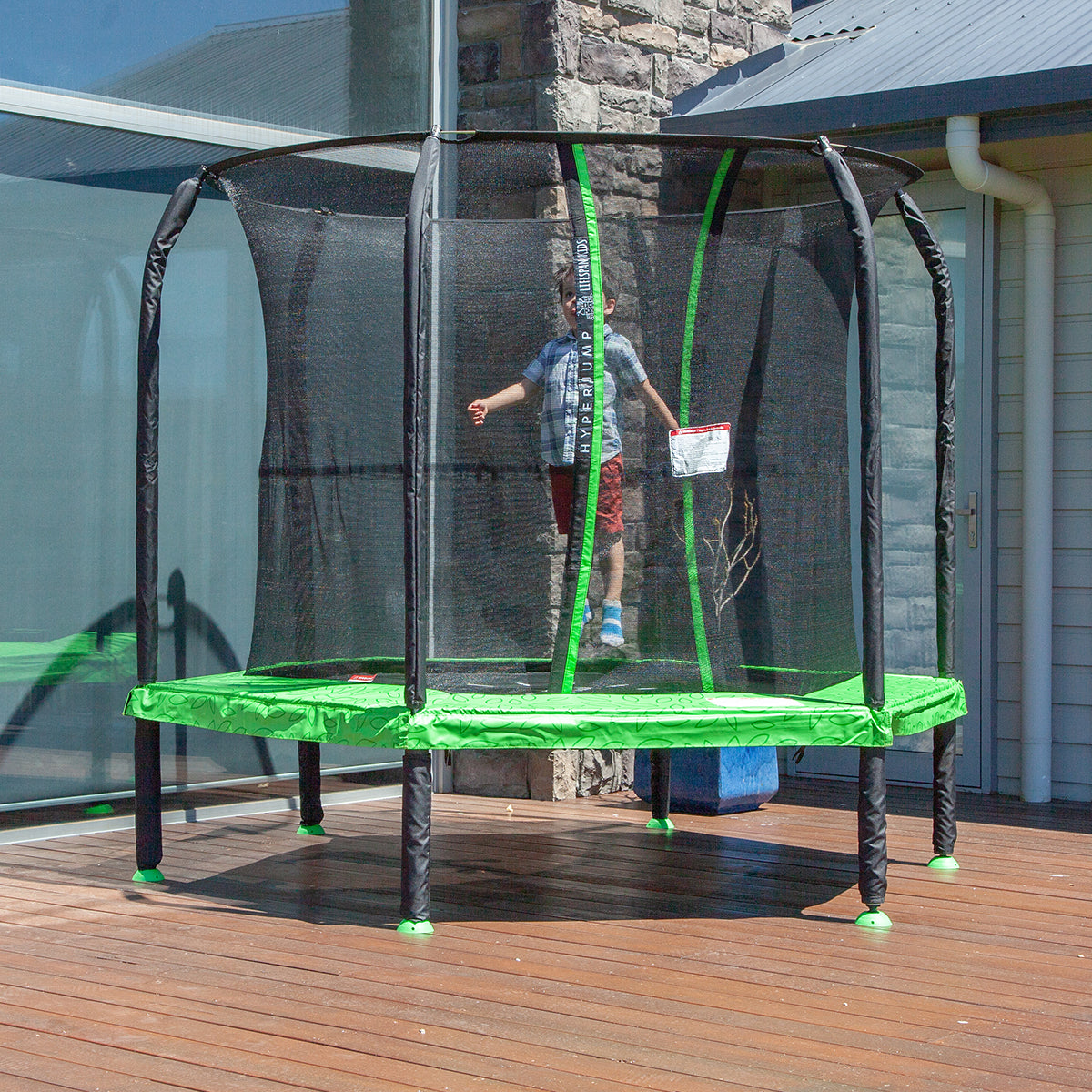 Lifespan Kids 7ft Springless Hoppy 2 Trampoline Set - SILBERSHELL