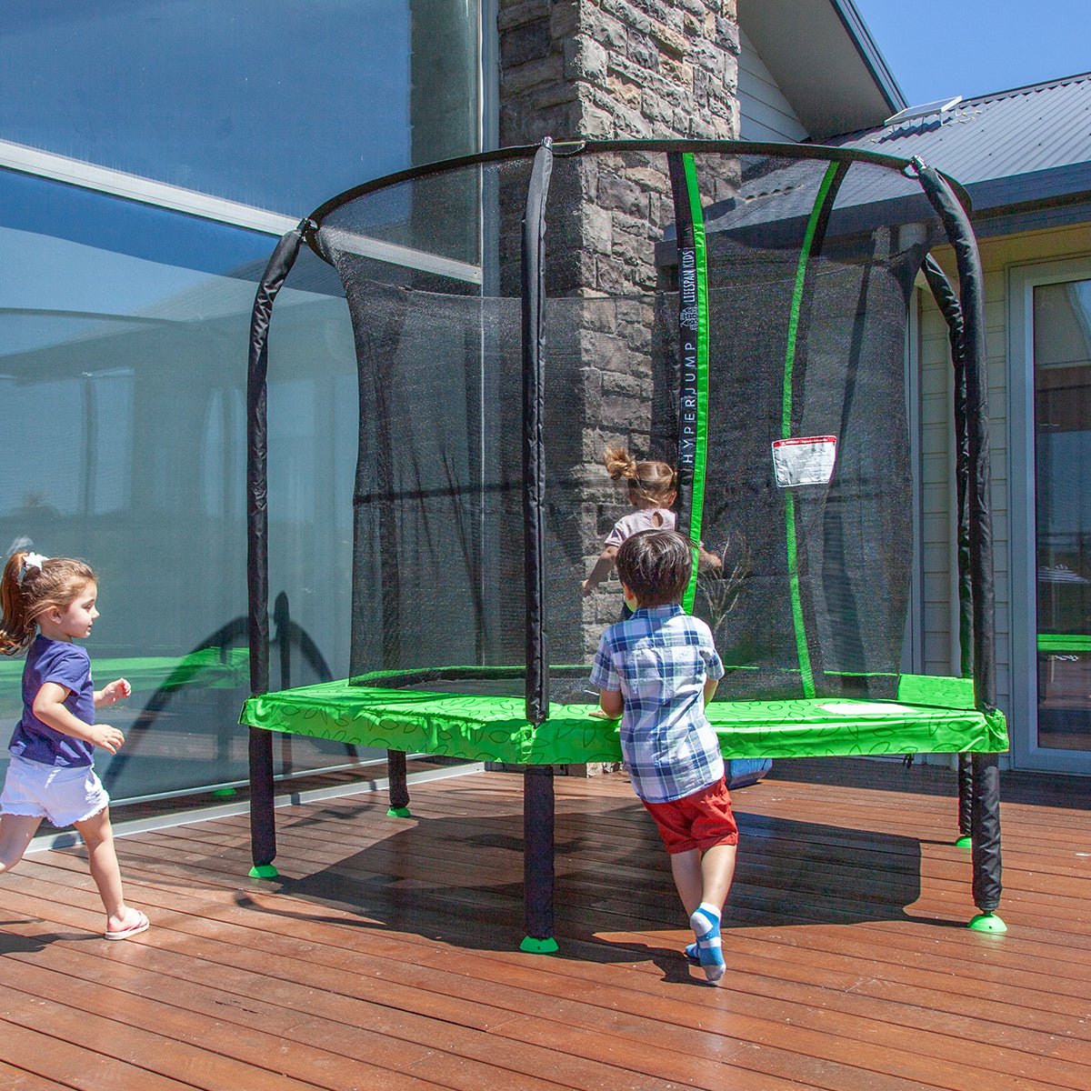 Lifespan Kids 7ft Springless Hoppy 2 Trampoline Set - SILBERSHELL