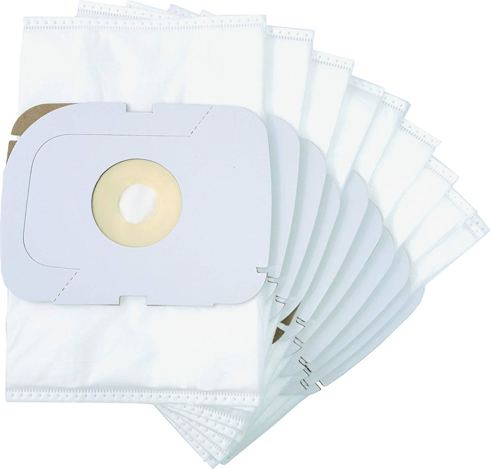 10 X Sauber Intelligence, Classic and Excellence Synthetic Vacuum Bags - SILBERSHELL