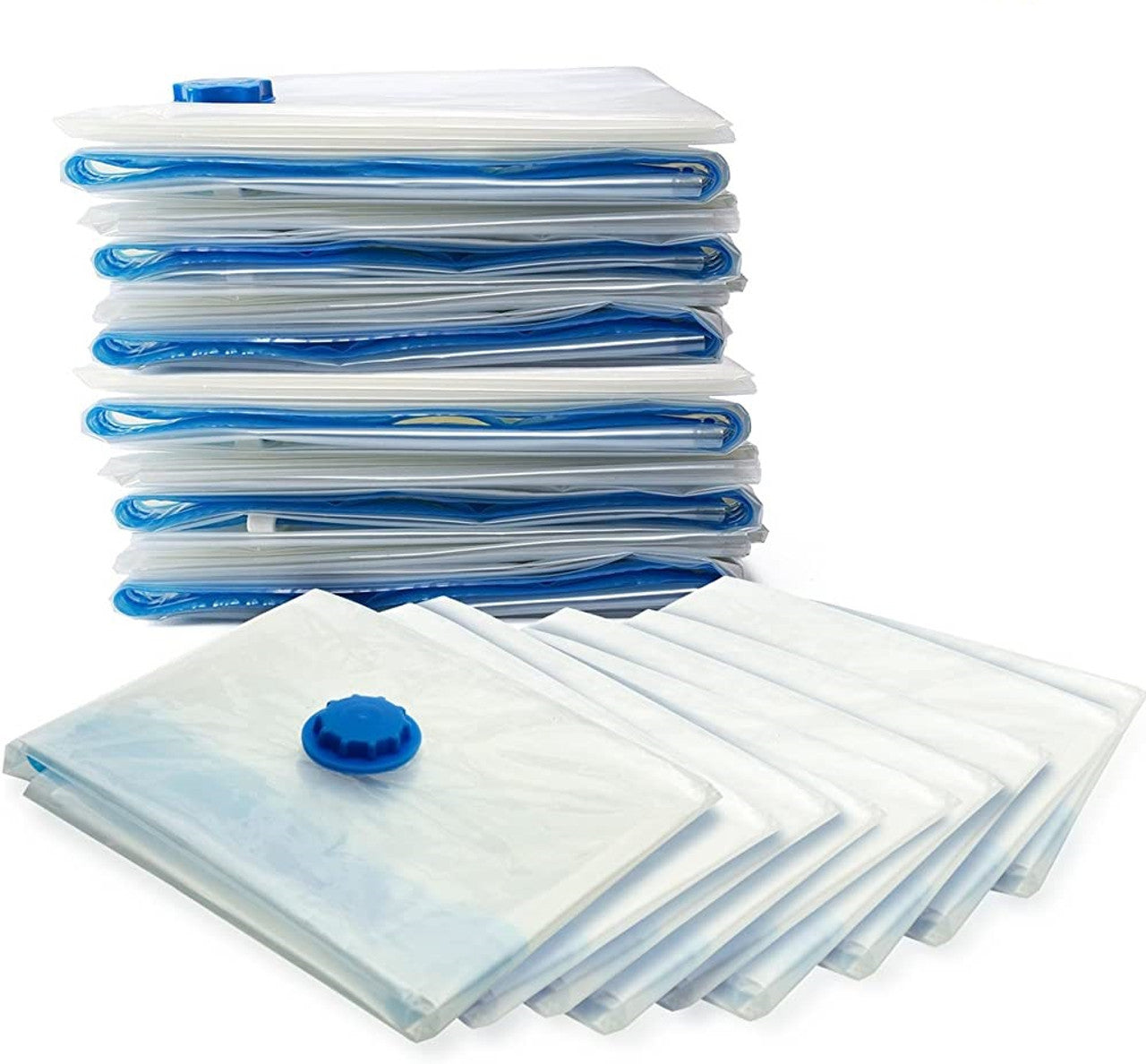 9 Pack Space Saver Vacuum Seal Storage Bag Kit, 2 Large, 5 Medium & 2 Small - SILBERSHELL