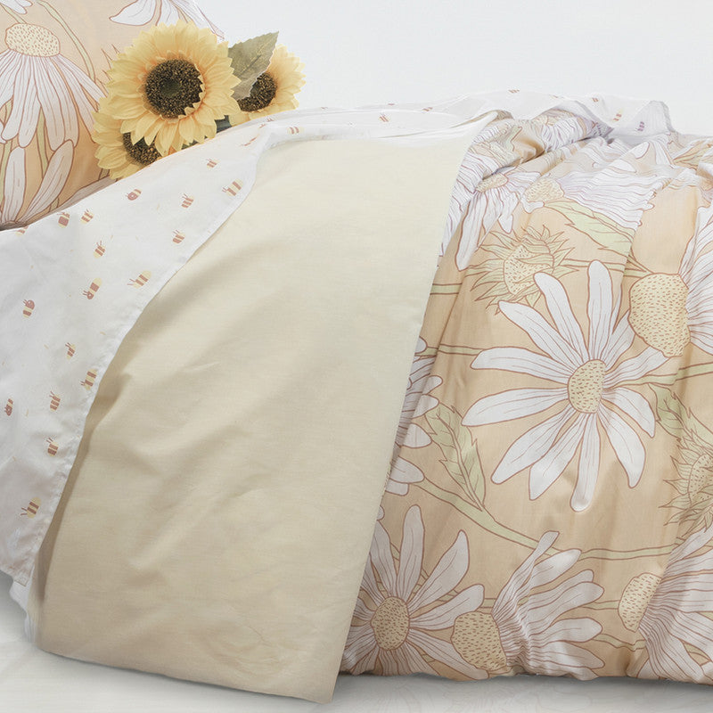 Dasi QUILT COVER SET - SINGLE - SILBERSHELL