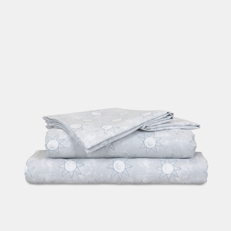 Suns SHEET SET - SINGLE - SILBERSHELL