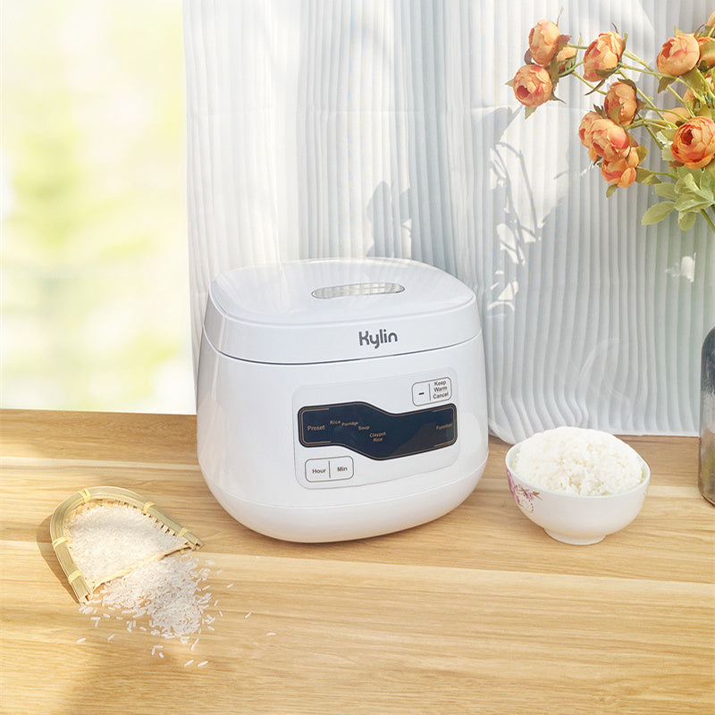 Kylin Electric Multi-Function 4 Cups Ceramic Pot Rice Cooker 2L White AU-K1020 - SILBERSHELL