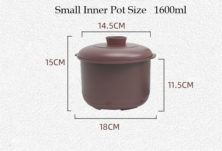 Kylin Electric Purple Clay Pot Slow Cooker 5L - K2021 - SILBERSHELL