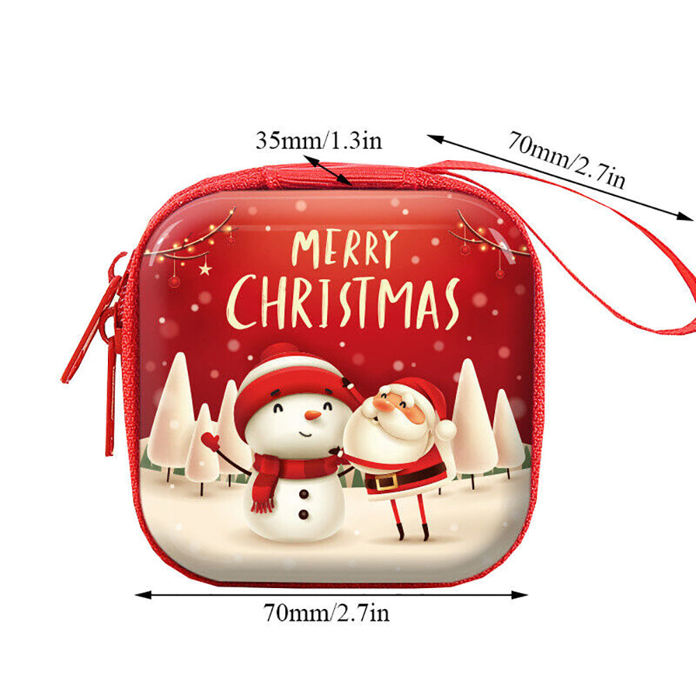 6 Pcs Set Small Gift Cute Cartoon Bags Packaging Box Christmas Coin Purse - SILBERSHELL