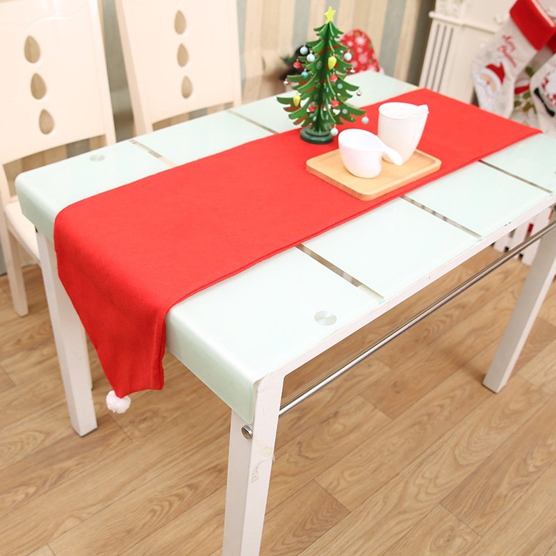 Christmas Chair Covers Tablecloth Runner Decoration Xmas Dinner Party Santa Gift, 8x Chair Covers - SILBERSHELL