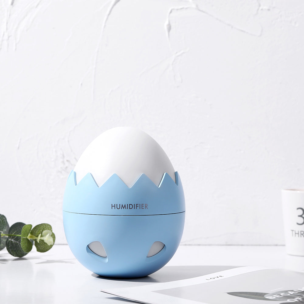 Egg Shape Ultrasonic Essential Air Humidifier for Home Office Car Fogger - SILBERSHELL