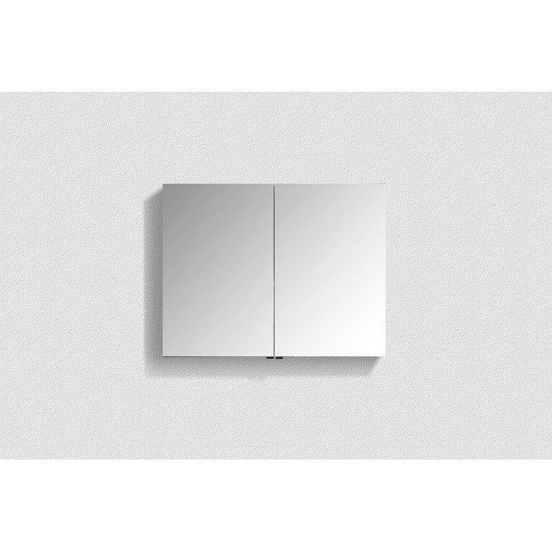 Belbagno Smart LED 2 doors shaving cabinet - SILBERSHELL