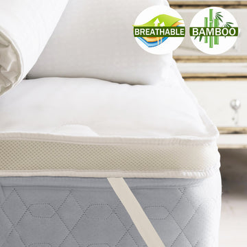 airmax bamboo mattress topper 1000gsm king - SILBERSHELL