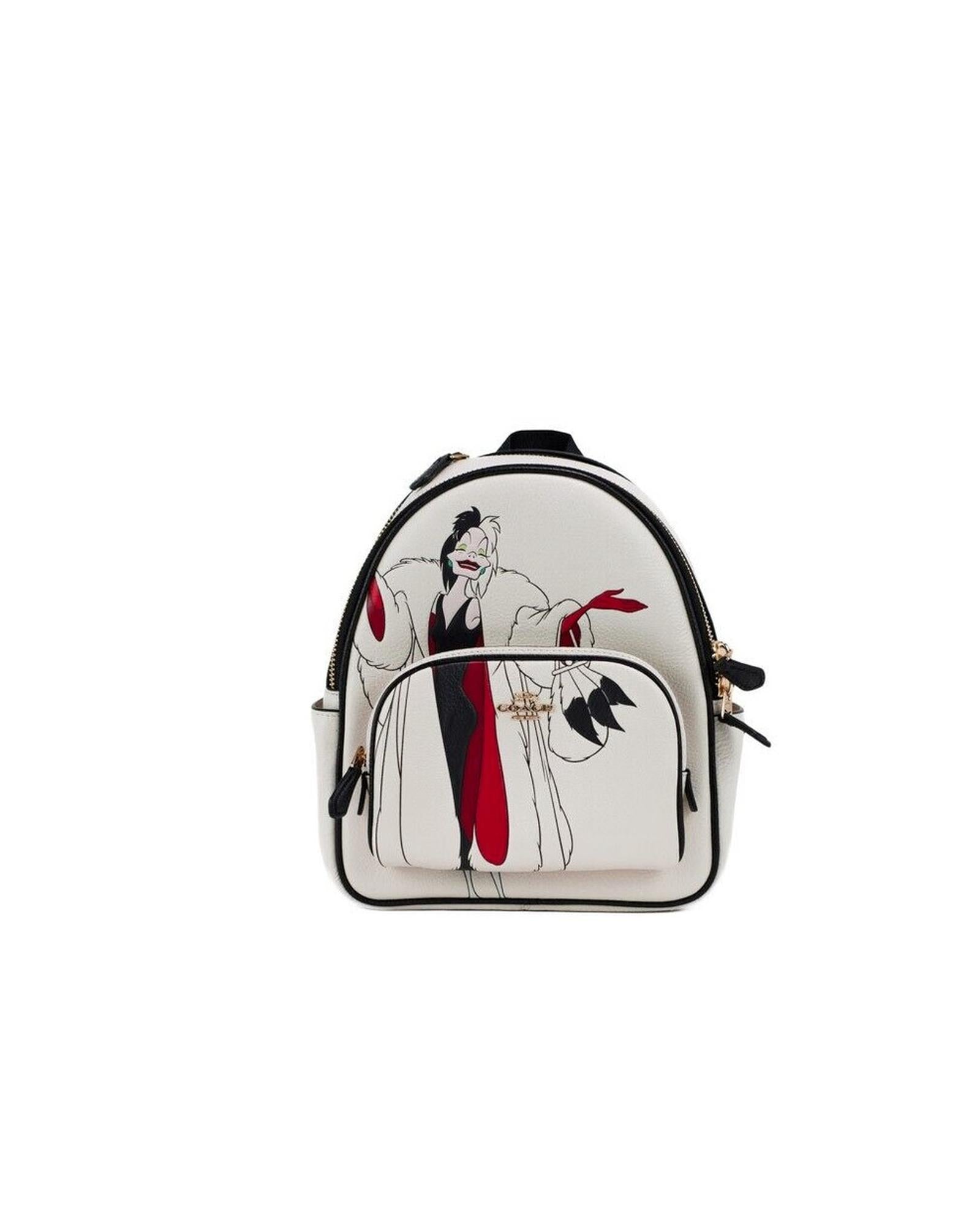 Coach X Disney Cruella Motif Mini Court Backpack Bag One Size Women - SILBERSHELL