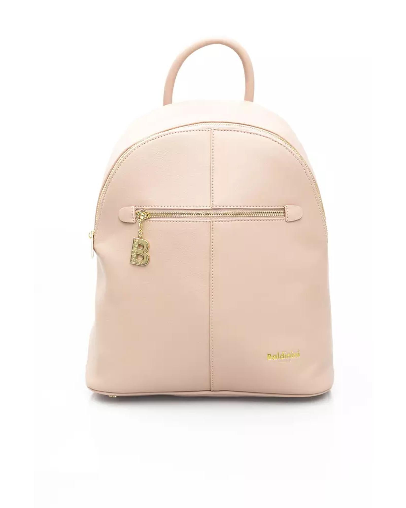 Zip Closure Backpack with Internal Compartments and Front Pocket One Size Women - SILBERSHELL