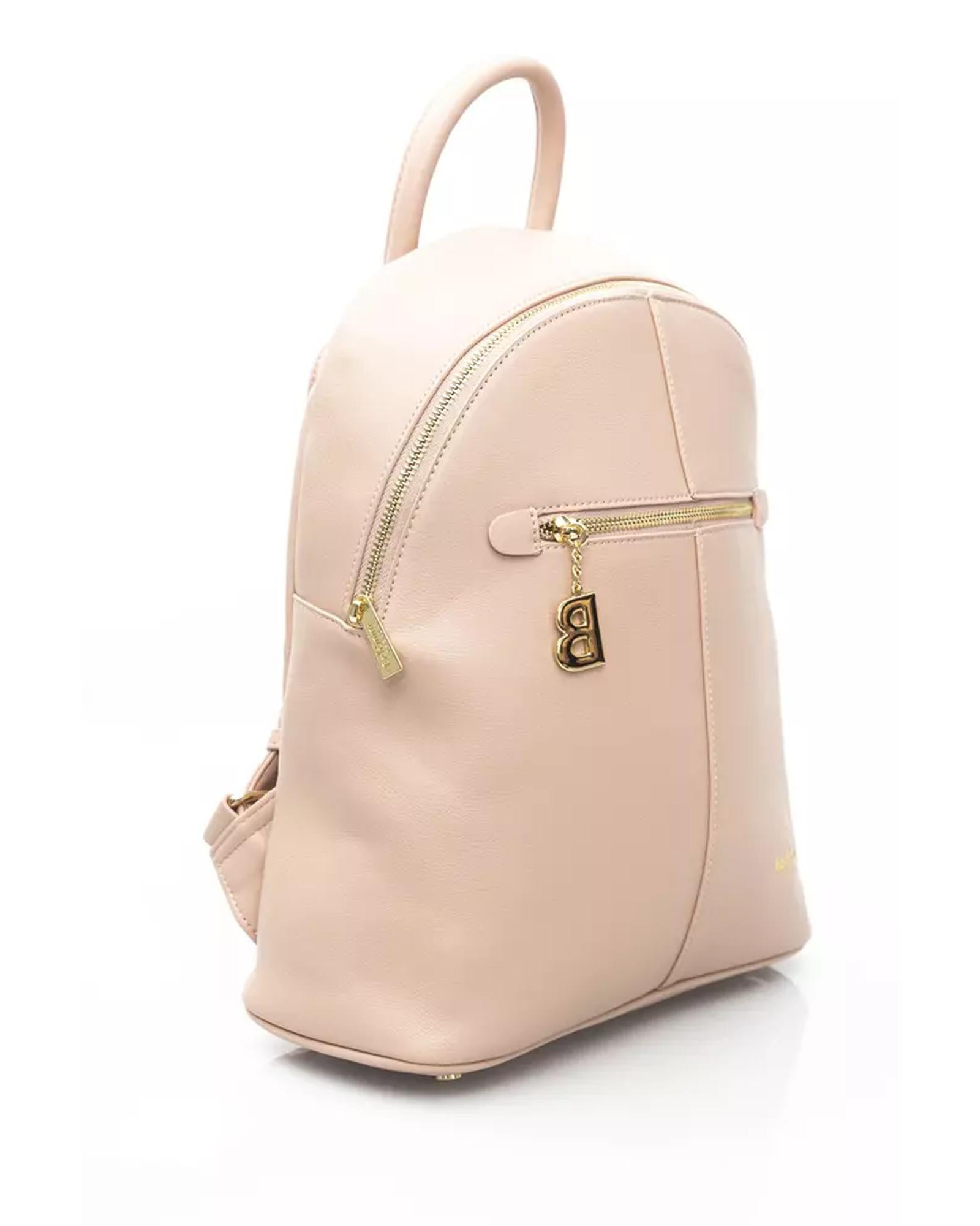 Zip Closure Backpack with Internal Compartments and Front Pocket One Size Women - SILBERSHELL