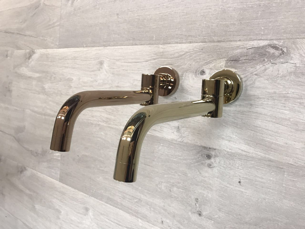 2020 shower Bath Burnished rose gold Gold Progressive Brass wall mixer tap faucet - SILBERSHELL