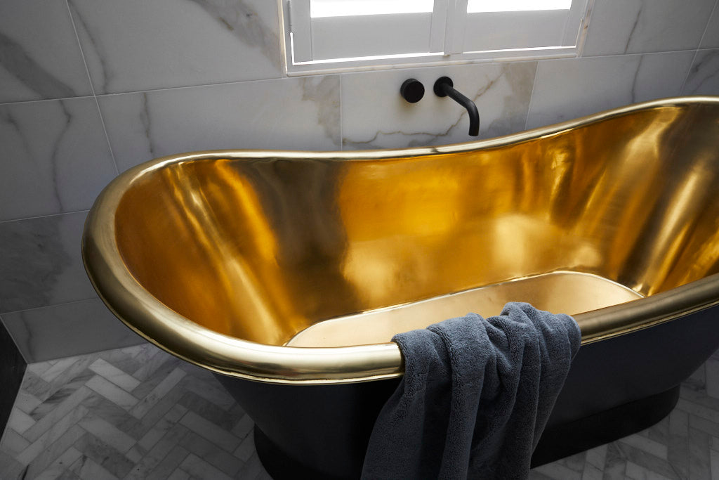 2020 shower Bath Burnished rose gold Gold Progressive Brass wall mixer tap faucet - SILBERSHELL