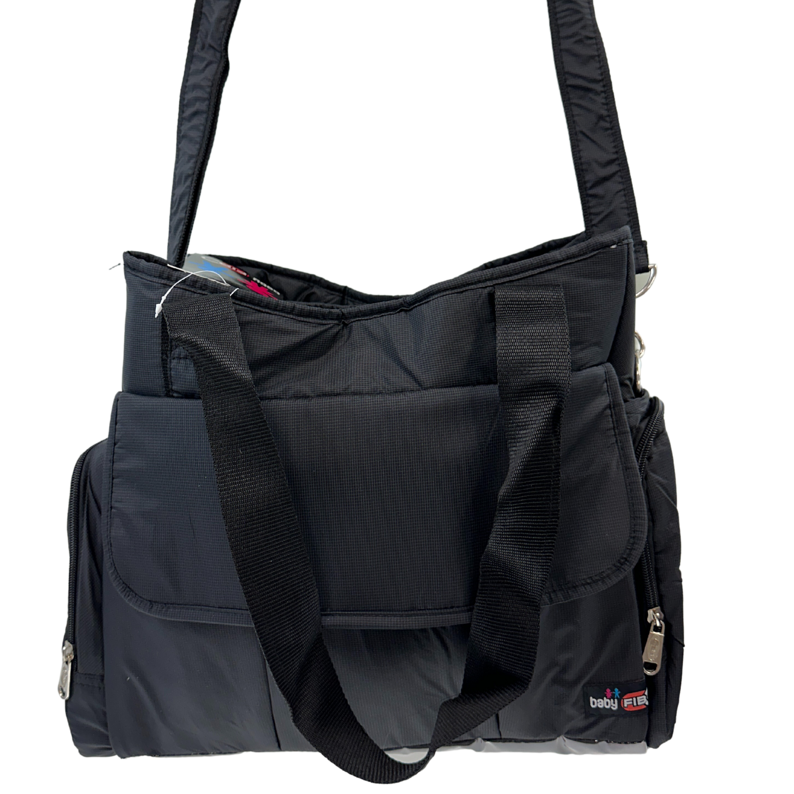 FIB Baby Nappy Bag Diaper Maternity Changing Travel Tote - Black - SILBERSHELL