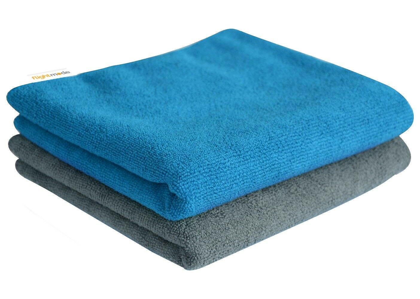 Microfibre Travel Towel Fast Drying Gym Sport Camping Swimming Hiking Workout - SILBERSHELL