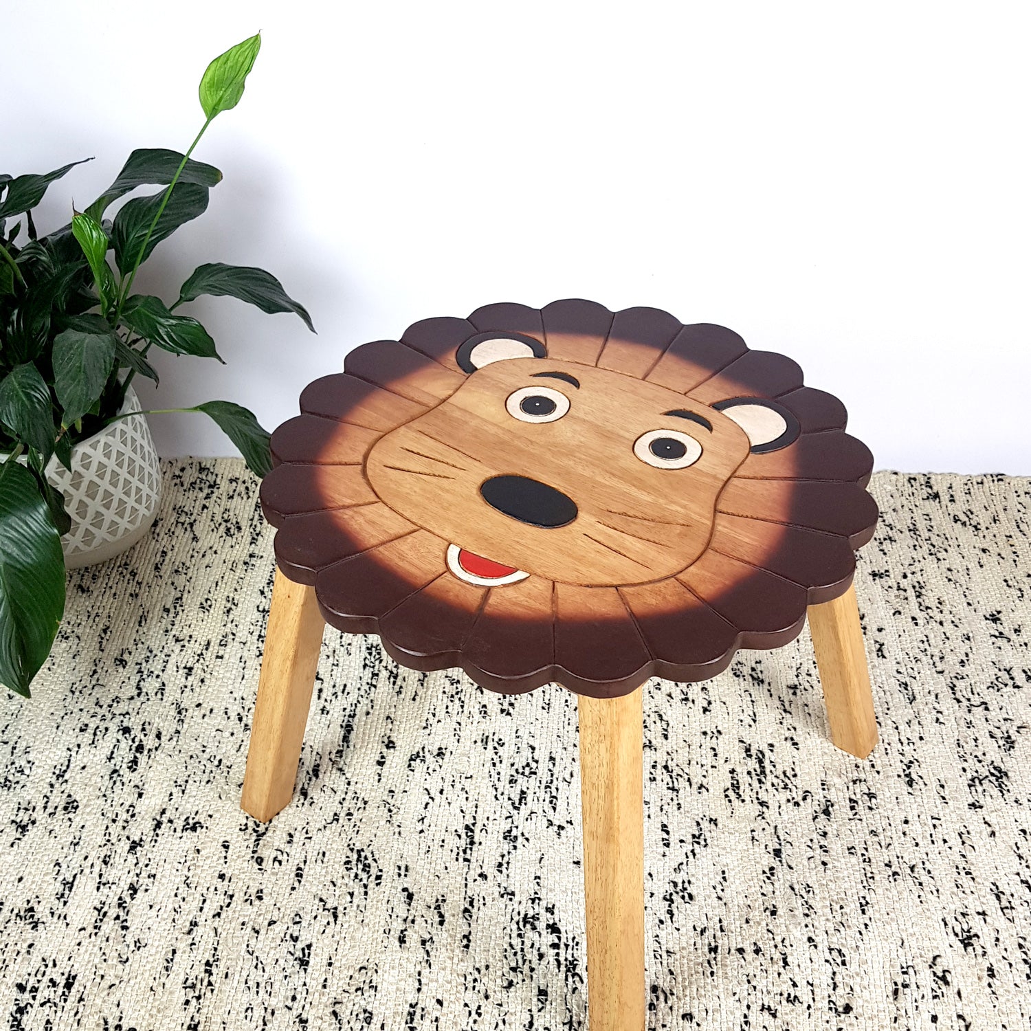Kids Wooden Table Lion - SILBERSHELL