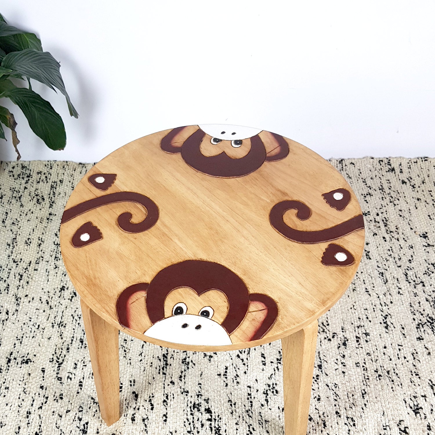 Kids Wooden Table Monkey - SILBERSHELL
