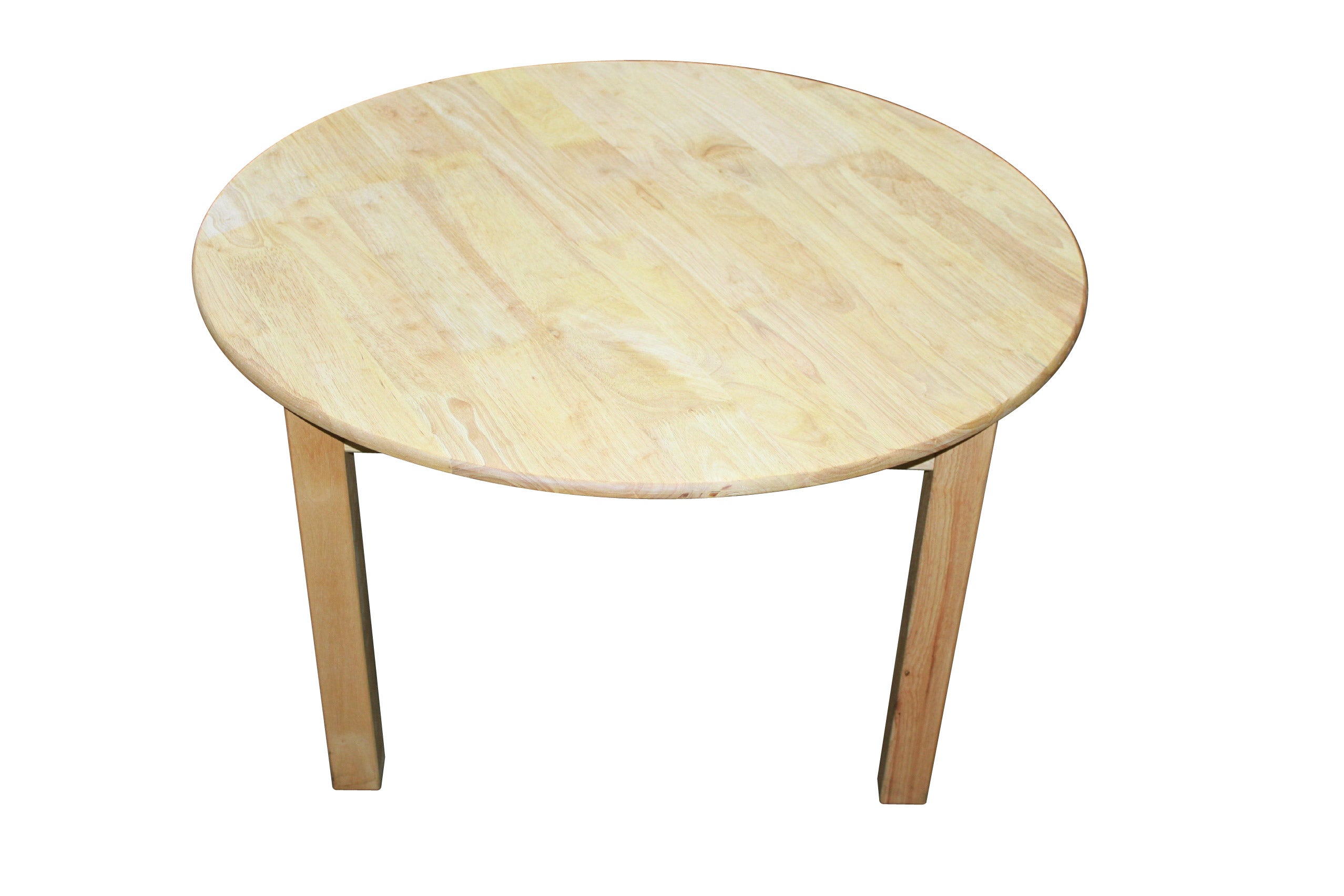 Rubberwood Round Table 90 - SILBERSHELL