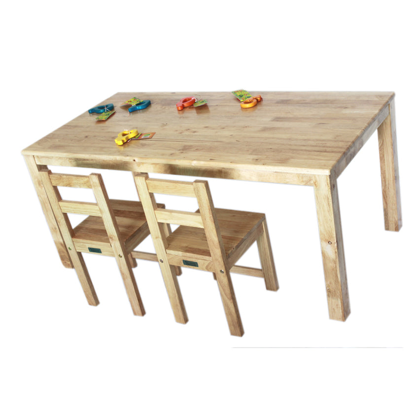 Rubberwood Rectangle Table 120 - SILBERSHELL